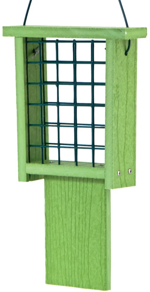 SUET FEEDER GREEN PLSTC