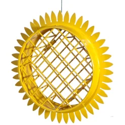 SUET FEEDER YELLOW 9.8"H