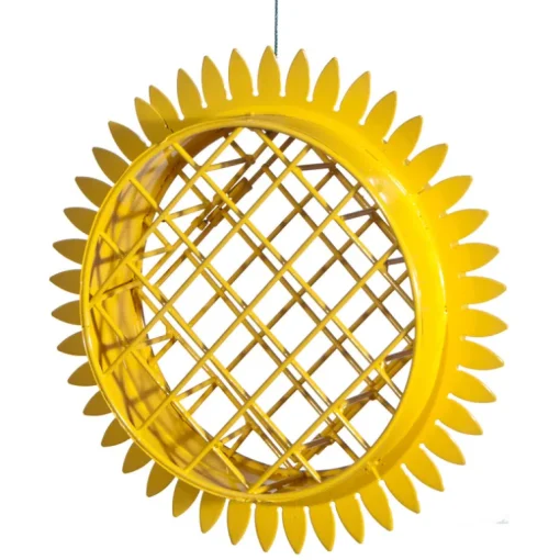 SUET FEEDER YELLOW 9.8"H