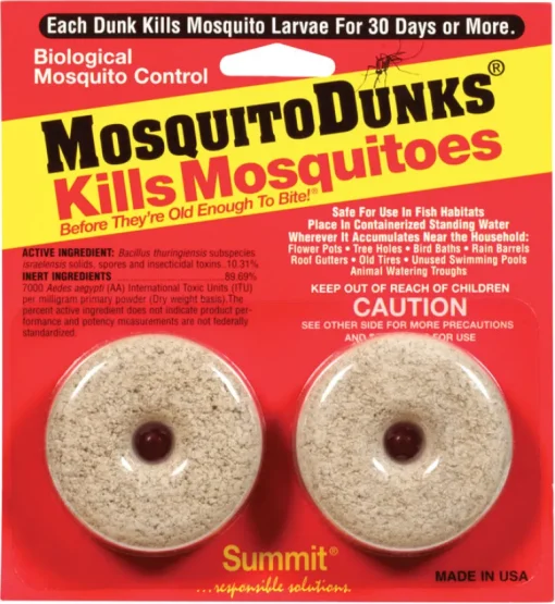 Summit Mosquito Dunks Insect Repellent Solid For Mosquitoes 2 ct