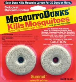 Summit Mosquito Dunks Insect Repellent Solid For Mosquitoes 2 ct