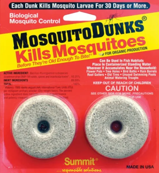 Summit Mosquito Dunks Insect Repellent Solid For Mosquitoes 2 ct