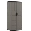 Suncast 2 ft. x 2 ft. Resin Vertical Pent Storage Shed with Floor Kit