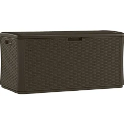 Suncast Brown Plastic 134 gal. Capacity Deck Box 55 W x 29 D in.