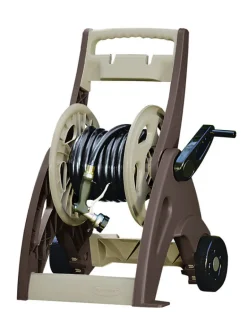 Suncast Hosemobile 175 ft. Beige Resin Retractable Wheeled Hose Cart