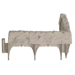 Suncast Taupe Marble Resin Attachable Lawn Edging 10 L ft. x 5.75 H in.