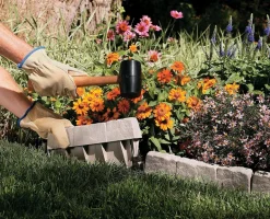 Suncast Taupe Marble Resin Attachable Lawn Edging 10 L ft. x 5.75 H in.