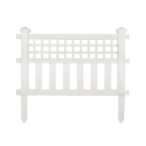 Suncast White Resin Garden Fence 24 L x 20.5 W in. (Pack of 10)