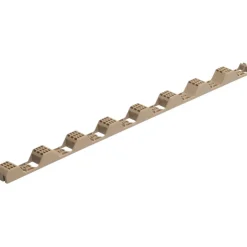 Suntuf Plastic Beige Horizontal Corrugated Closure Strips 3/4 Thick x 24 L x 1-1/4 W in.