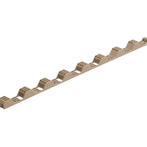 Suntuf Plastic Beige Horizontal Corrugated Closure Strips 3/4 Thick x 24 L x 1-1/4 W in.