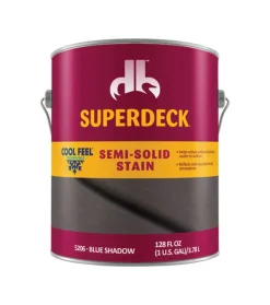 Superdeck Cool Feel Solid Blue Shadow Acrylic Deck Stain 1 gal. (Pack of 4)