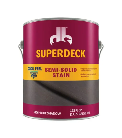Superdeck Cool Feel Solid Cedar Acrylic Deck Stain 1 gal. (Pack of 4)