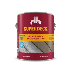 Superdeck Cool Feel Solid Adobe Acrylic Deck and Dock Stain 1 gal. (Pack of 4)