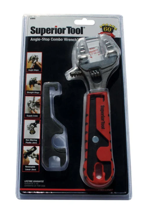 Superior Tool Pipe Wrench Red 1 pc