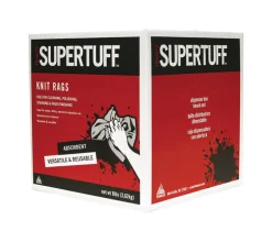 SuperTuff 12 in. W X 12 in. L White Cotton Rags