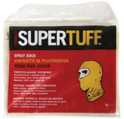 SuperTuff Cotton Spray Sock Hood White One Size Fits Most 1 pk