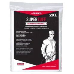SuperTuff Polypropylene Coveralls White 2XLT 1 pk