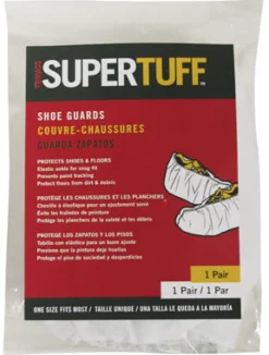 SuperTuff Unisex Polypropylene Shoe Guards White One Size Fits Most Waterproof 1 pair