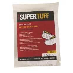 SuperTuff Unisex Polypropylene Shoe Guards White One Size Fits Most Waterproof 1 pair