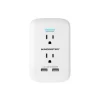 SURG TAP 2OUT 2 USB WHT