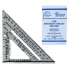 Swanson 7.25 in. L X .875 in. H Aluminum Speed Square