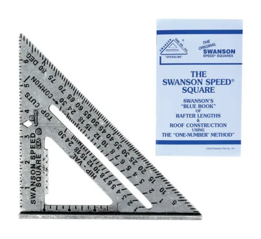 Swanson 7.25 in. L X .875 in. H Aluminum Speed Square