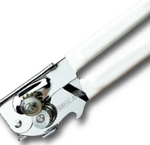Swing-A-Way White Steel Manual Portable Can Opener