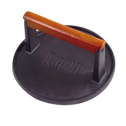 TableCraft BBQ Gray Cast Iron Steak Weight w/Handle