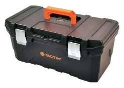 Tactix 10.5 in. Hand Toolbox Black