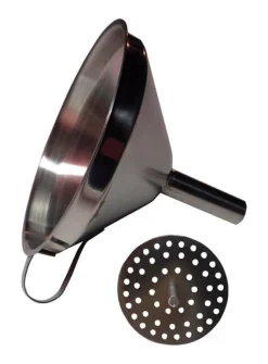 Tap My Trees Stainless Steel Maple Sugaring Funnel With Strainer 1 pk