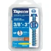 Tapcon 3/8 in. D X 3 in. L Steel Hex Head Concrete Screw Anchor 10 pk