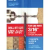 Tapcon 5/32 in. X 3-1/2 in. L Carbide Tipped Masonry Drill Bit Straight Shank 1 pk