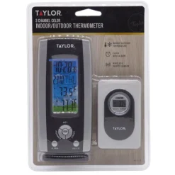 Taylor 3-Channel Weather Station with Clock