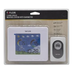 Taylor 3-Channel Weather Station with Barometer