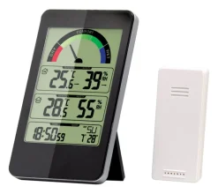 Taylor Digital Thermometer Plastic Black