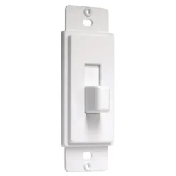 TayMac Masque 5000 White 1 gang Plastic Toggle Adapter Plate 1 pk