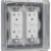 TayMac Rectangle Thermoplastic 2 gang 5-1/2 in. H X 4 in. W In-Use Cover