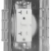 TayMac Rectangle Thermoplastic 1 gang 5.61 in. H X 3.81 in. W Box Cover