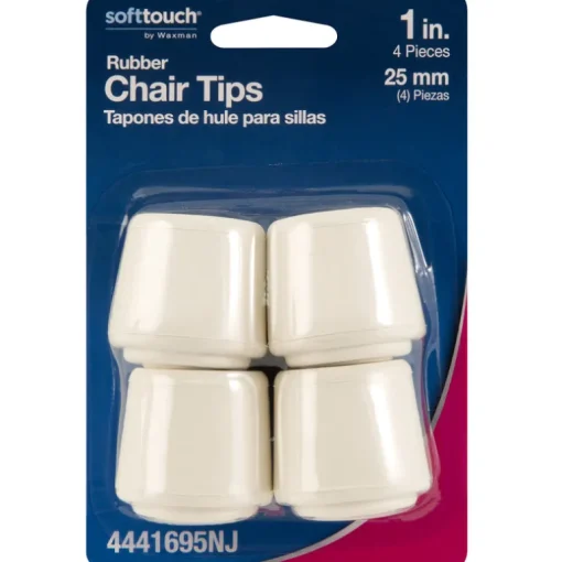 TBLE/CHAR LEG TIP OF-WHT