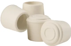 TBLE/CHAR LEG TIP OF-WHT