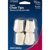 TBLE/CHAR LEG TIP OF-WHT