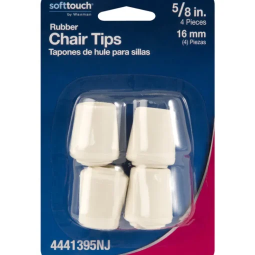 TBLE/CHAR LEG TIP OF-WHT