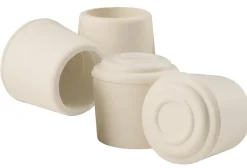 TBLE/CHAR LEG TIP OF-WHT