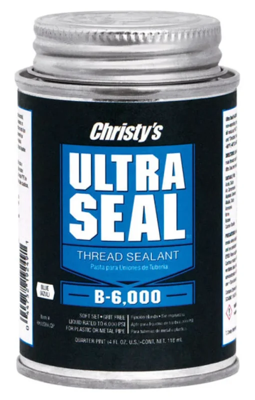 T-Christy Ultra Seal Blue Thread Sealant for CPVC/PVC 4 oz.