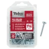 Teks No. 8 x 1-5/8 in. L Phillips Truss Head Zinc-Plated Steel Lath Screws 120 pk