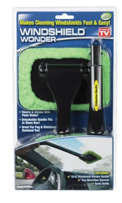 Telebrands Windshield Wonder As Seen On TV Microfiber Cleaning Tool