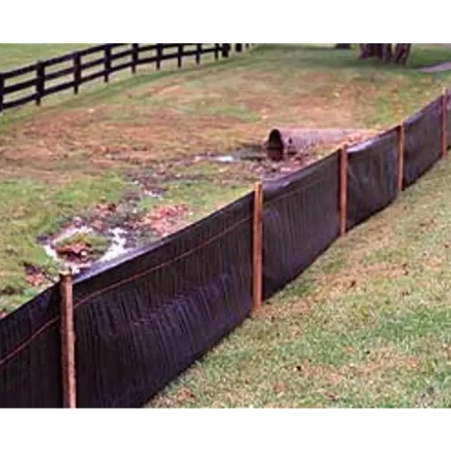 Tenax 2 ft. H X 100 ft. L Polypropylene Silt Fence Black