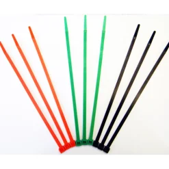 Tenax .58 in. H X 7 in. L Polypropylene Smooth Fence Ties Black