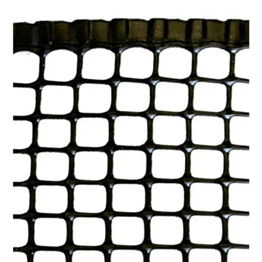 Tenax Black Polyethylene UV Stabilized Hardware Net 3 H x 15 L ft. Roll