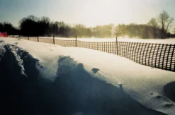 Tenax Black Polyethylene Snow Fence 4 H x 50 L ft.